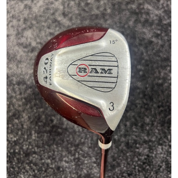 RAM 420 Fairway 3 Wood Golf Club 15 Degree Ballistik Graphite Shaft - Picture 1 of 9